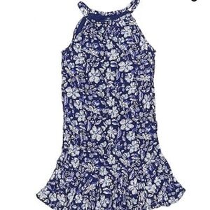 Vineyard Vines,, Blue Floral Halter Sundress, Girls Size  XS  (5/6)
